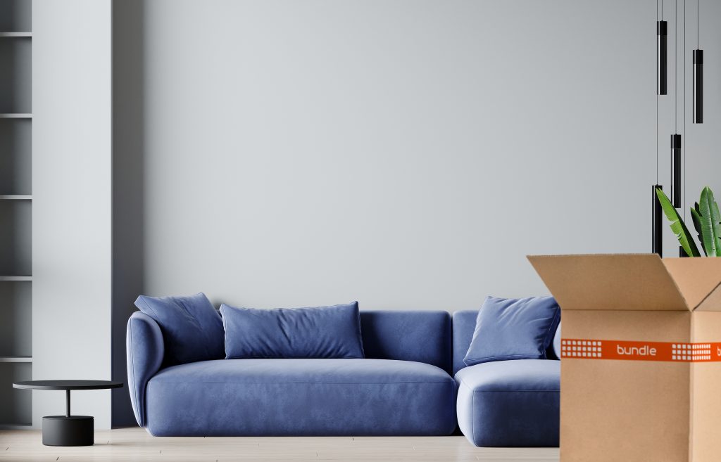 Living,Room,Design,Interior,In,Gray,And,Blue,Navy,Accents